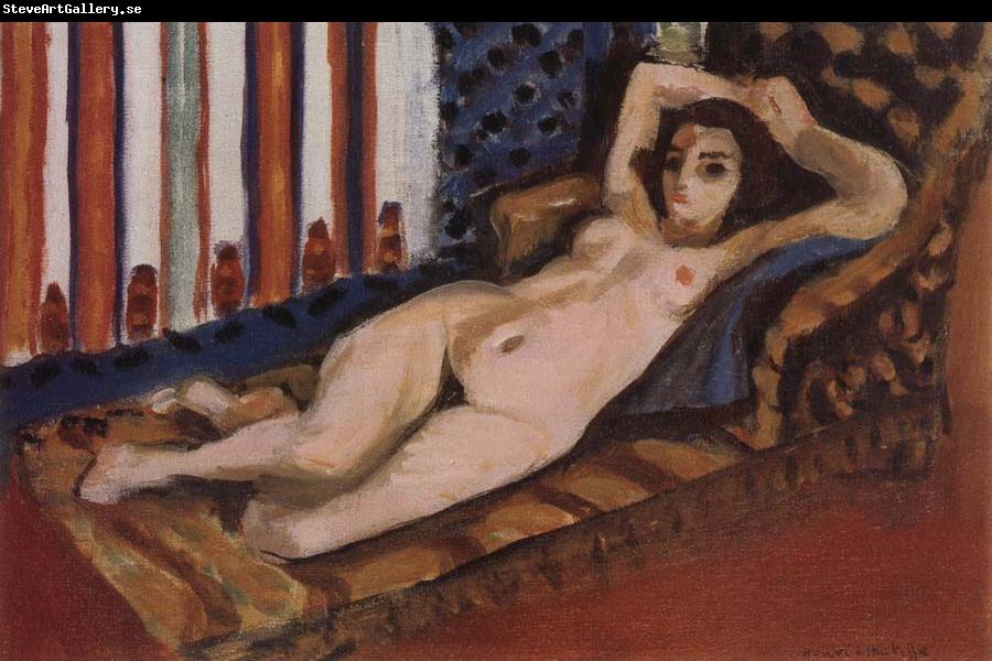 Henri Matisse Nu au Canape-Harmonie en Rouge